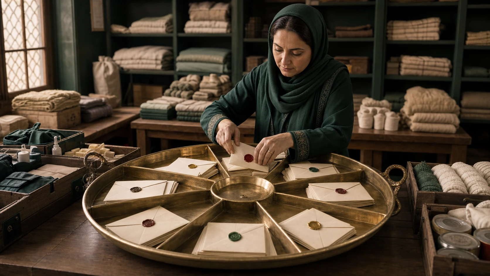 تفکیک پاکت‌های کمک بر اساس برنامه در مؤسسهٔ غیرانتفاعی ایرانی
